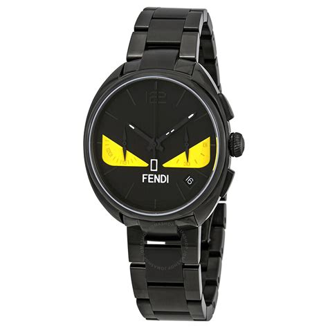 FENDI Mens Black 40 mm Momento Bugs Watch F215611600